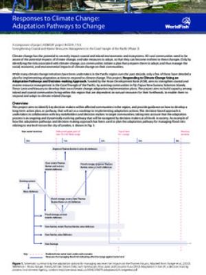 Responses to climate change: adaptation pathways to change
