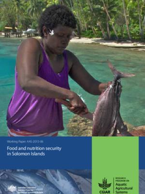 Food and nutrition security in Solomon Islands