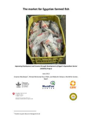 The market for Egyptian farmed fish