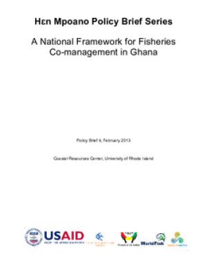 A National Framework for Fisheries Co-management in Ghana