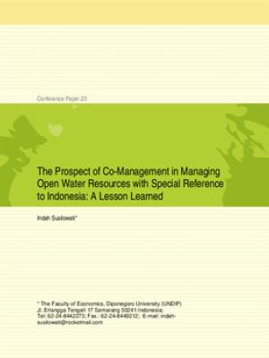 The prospect of co-management in managing open water resources with special reference to Indonesia: a lesson learned