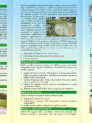 Development of sustainable aquaculture project (DSAP)