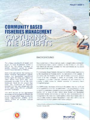 Community based fisheries management : capturing the benefits