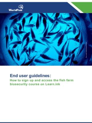 End user guidelines: How to sign up and access the fish farm biosecurity course on Learn.ink