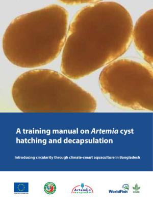 A Training Manual on Artemia Cyst Hatching and Decapsulation