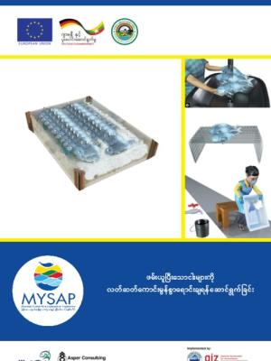 Facilitator guide: Good post-harvest practices for fresh fish trading - Burmese version