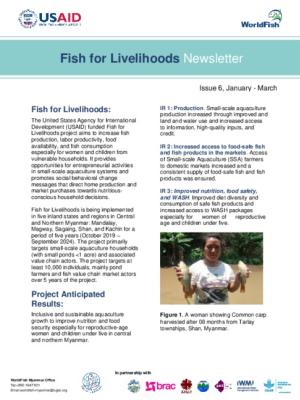 Fish for Livelihoods Newsletter (Jan - Mar 2021)