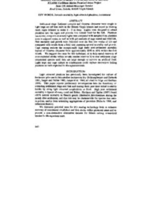 Use of light-attracted zooplankton for rearing post-settlement coral reef fish