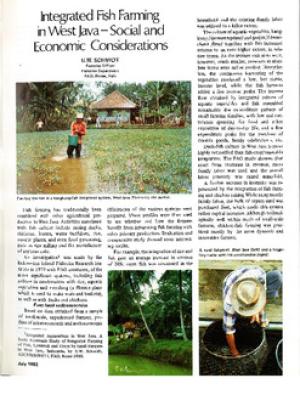 Integrated fish farming in West Java: social and economic considerations