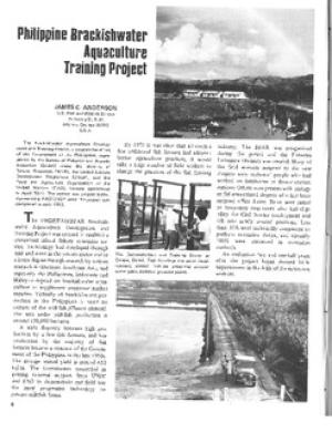 Philippine Brackishwater Aquaculture Training Project