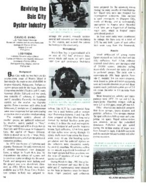 Reviving the Bais City oyster industry