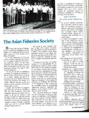 The Asian Fisheries Society
