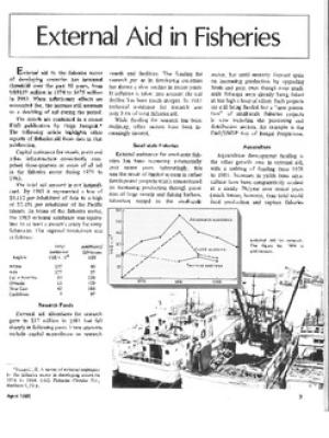 External aid in fisheries