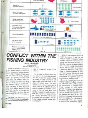 Conflict within the fishing industry