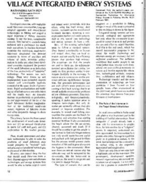 Village integrated energy systems