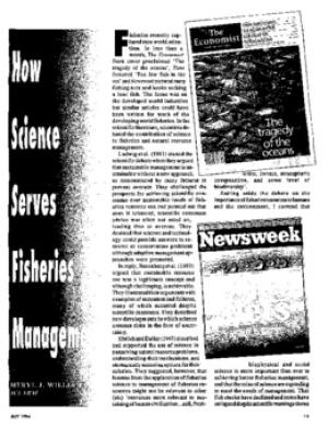 How science serves fisheries management