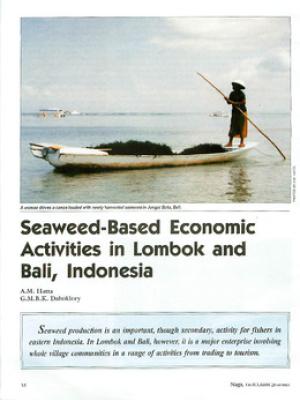 Seaweed-based economic activities in Lombok and Bali, Indonesia