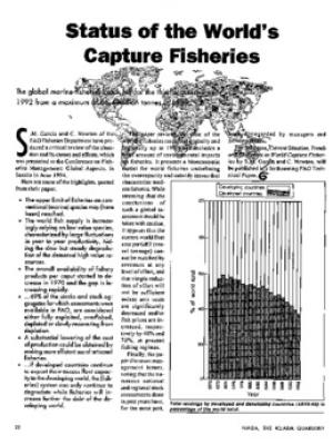 Status of the world's capture fisheries