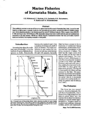 Marine fisheries of Karnataka State, India