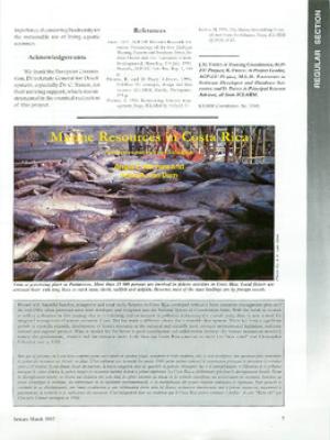 Marine resources in Costa Rica