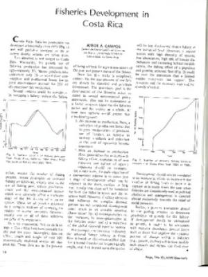Fisheries development in Costa Rica
