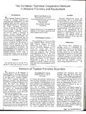 Network of Tropical Fisheries Scientists