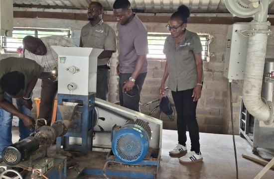 A visit to Kriskon Farms SME feed mill in Lusaka Province, Zambia