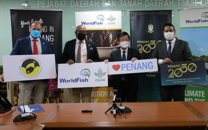 Penang Chief Minister applauds WorldFish on successful IIFET 2024 bid. Photo by Sean Lee Kuan Shern