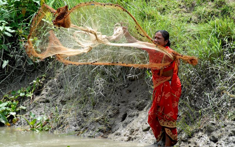Women empowerment and gender equality can lead to better outcomes for aquatic food systems. Photo by WorldFish.