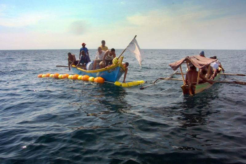 Local Fishers In East Timor.