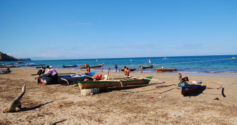 Fishing boats in Timor-Leste. Photo by Jennifer King.