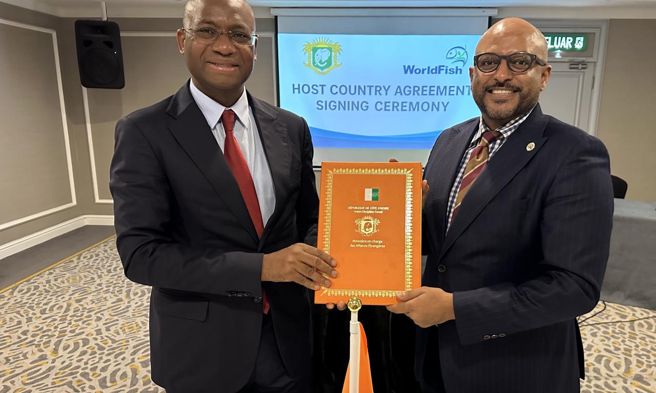 WorldFish and Côte d’Ivoire Formalise Host Country Agreement to Establish Regional Innovation Hub 